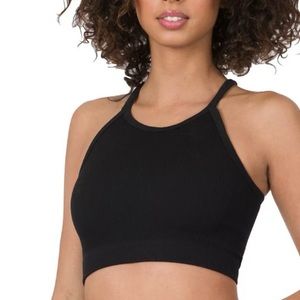 NWOT Zenana Ribbed Seamless Cami Top